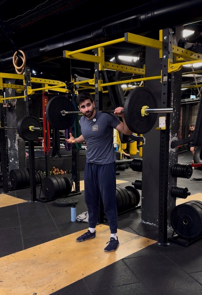 שחר פרוש באימון סקי ארג ב-FitBox